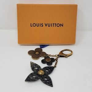 RARE Louis Vuitton Bijou Sac Rock Flower Antique Resin Bag Charm
